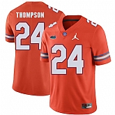 Florida Gators 24 Mark Thompson Orange College Football Jersey Dzhi,baseball caps,new era cap wholesale,wholesale hats